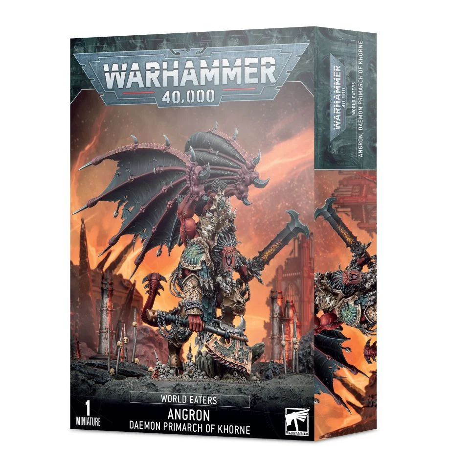 Warhammer 40K - World Eaters Angron, Daemon Primarch of Khorne (43-28)