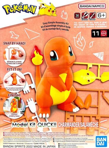 Bandai: Pokemon Model Kit Quick - Charmander